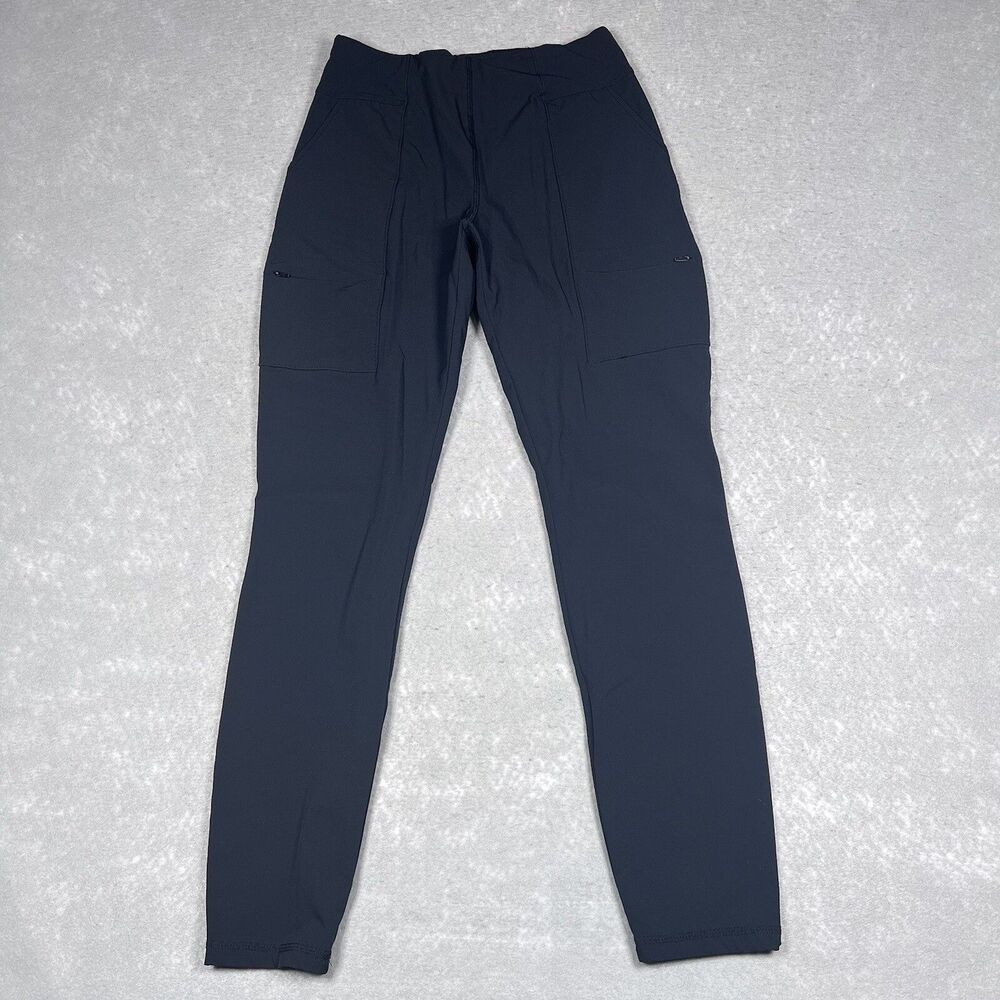 Fabletics Cargo Pants Womens Size Small Black Elastic Waist Light Pull On